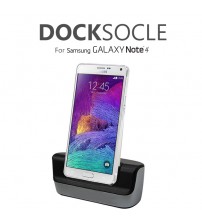 Dual USB Cradle Dock Socle with Battery Slot for Samsung Galaxy Note 4
